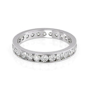 2.00 TCW Round Cut Moissanite Wedding Band Mapple Gems